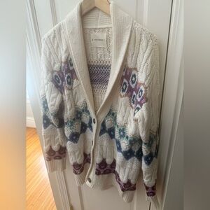 Lucky Brand Multicolor Patterned Cardigan